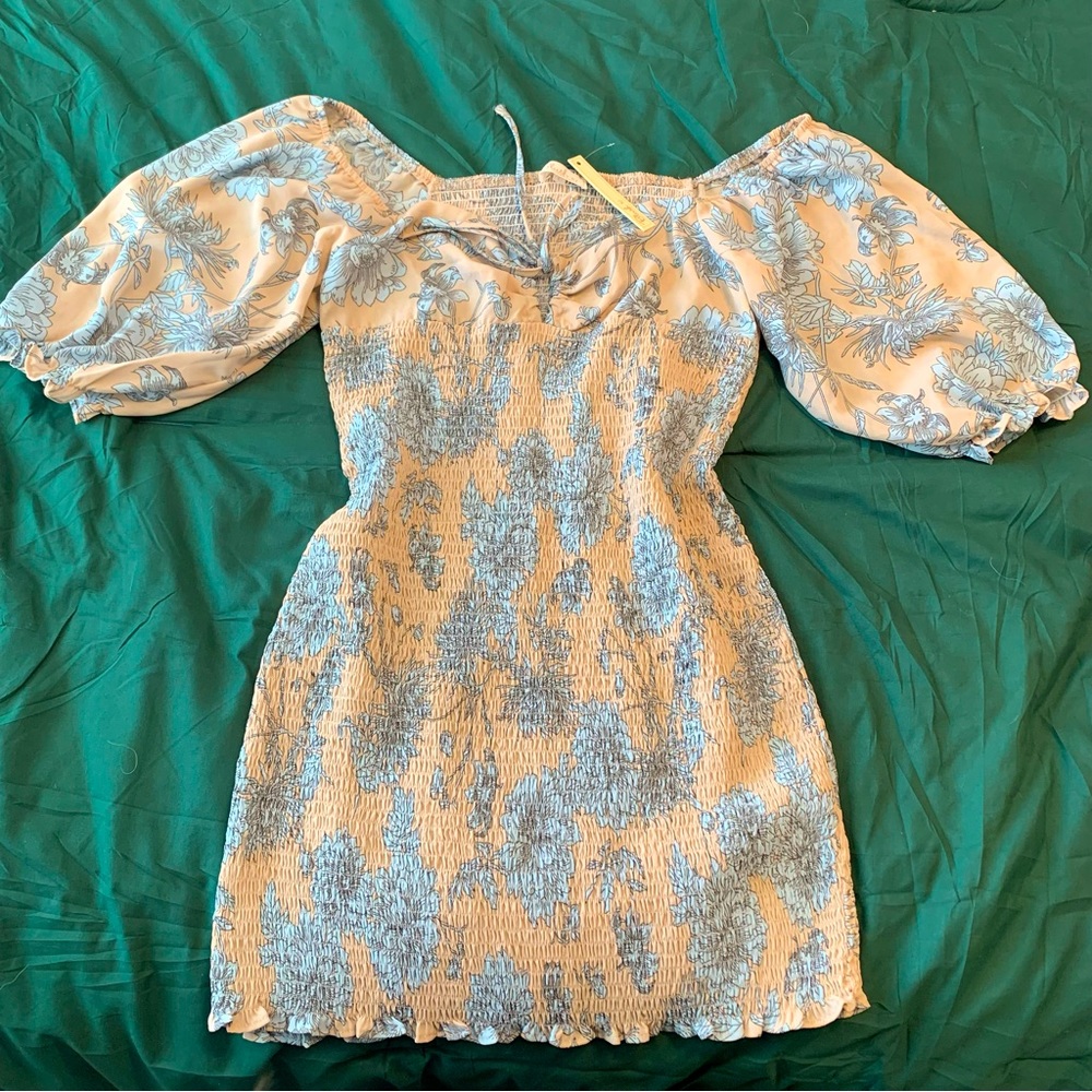 Summer smocked dress size L